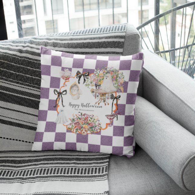 Vintage Spooky Cottagecore Halloween Cushion (Creator Uploaded)