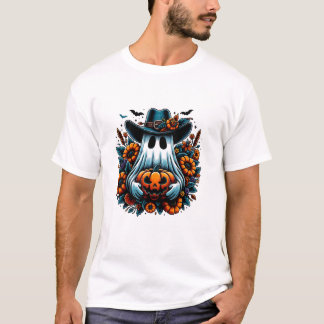 Vintage Spooky Cowboy Ghost T-Shirt