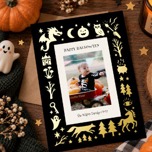 Vintage Spooky Halloween Photo
