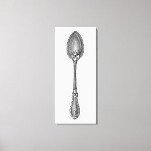 Vintage Spoon Canvas Print