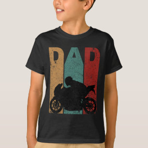 Vintage Sport Bike Dad Fathers Day Gift Biker Moto T-Shirt