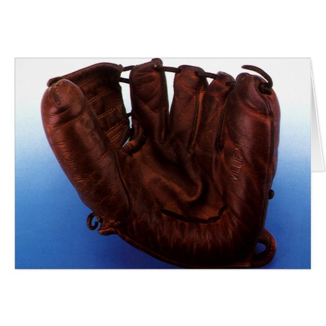 Vintage Sports, Antique Leather Baseball Glove (Front Horizontal)