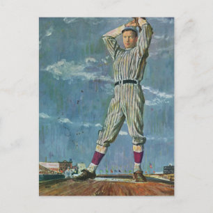 Vintage Sports Baseball, Pitcher in Baseball Game Postcard
