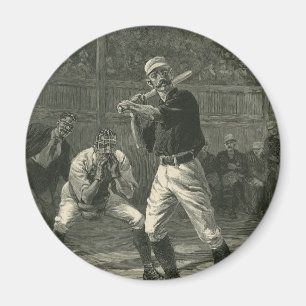 Vintage Sports, Baseball Players by Thulstrup Magnet