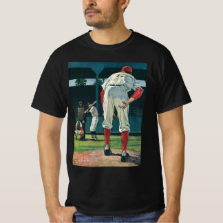 Vintage Sports Baseball Players Pitcher on Mound T-Shirt
