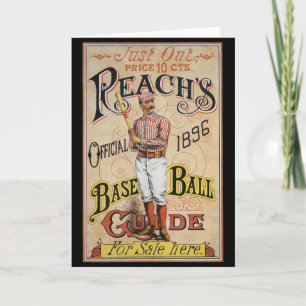 Vintage Sports Baseball, Reach's Guide Cover Art Card