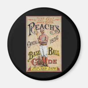 Vintage Sports Baseball, Reach's Guide Cover Art Magnet