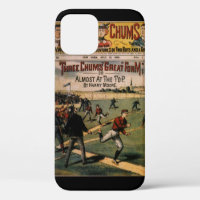Vintage Sports Baseball Three Chums Magazine Cover
