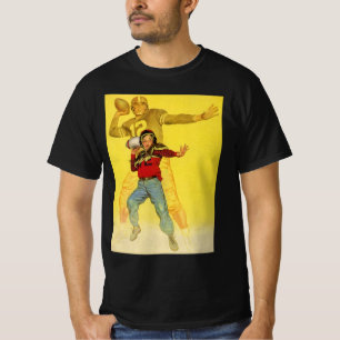 Vintage Sports, Boy as Future Football Quarterback T-Shirt