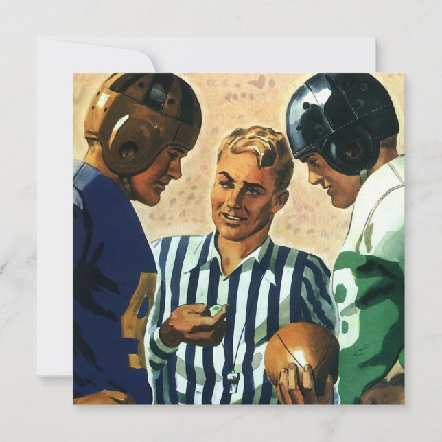 Vintage Sports, Football Referee Coin Toss (Front)
