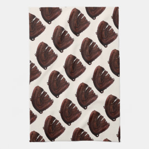 Vintage Sports, I Love Baseball, I Glove Baseball Tea Towel