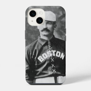 Vintage Sports Photo, Boston Baseball Player iPhone 14 Case