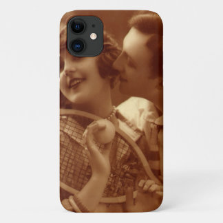 Vintage Sports Tennis, Love and Romance Case-Mate iPhone Case