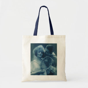 Vintage Sports Tennis, Love and Romance Tote Bag