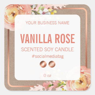 Vintage Spring Arrangements Product Labels