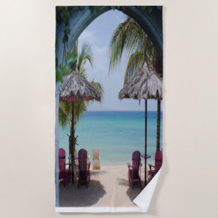 Vintage Spring Break Vacation Beach Towel
