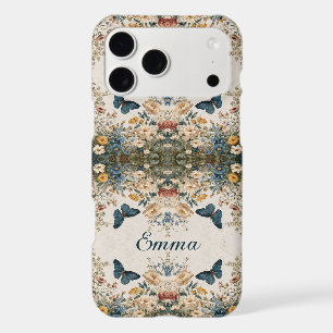 Vintage Spring Butterfly Floral Garden