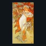 Vintage Spring by Alphonse Mucha Poster<br><div class="desc">Vintage Art Poster "Spring" by Alphonse Mucha,  a Czech Republic Artist.  Alphonse Mucha is well know for his Art Nouveau style and design.</div>