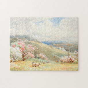 Vintage Spring by Joseph Rubens Powell Jigsaw Puzzle