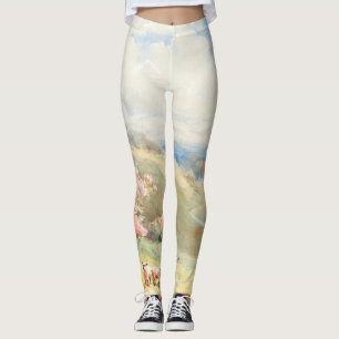 Vintage Spring by Joseph Rubens Powell Leggings