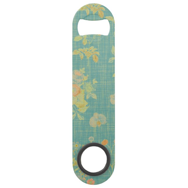 Vintage Spring Floral Teal Pattern (Back)
