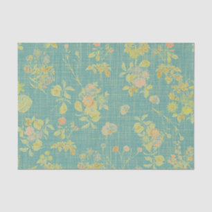 Vintage Spring Floral Tissue Paper