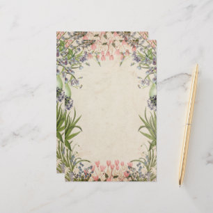 Vintage Spring Florals Stationery