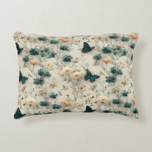 Vintage Spring Flowers and Butterflies