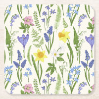 Vintage Spring flowers and Herbs