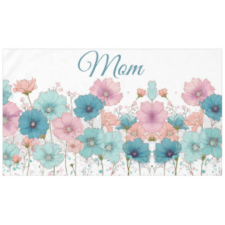 Vintage Spring Flowers for Mom Tablecloth