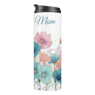 Vintage Spring Flowers for Mom Thermal Tumbler