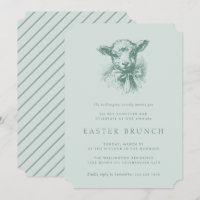 Vintage Spring Lamb Elegant Easter Brunch