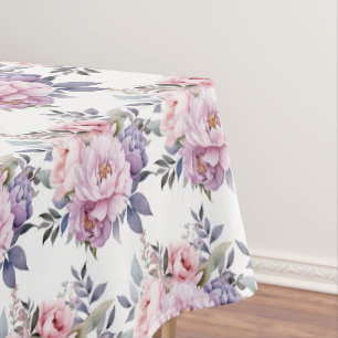 Vintage Spring Peonies Tablecloth