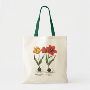 Vintage Spring Tulip Flowers by Basilius Besler Tote Bag