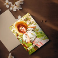 Vintage Springtime Emile Vernon Floral Birthday