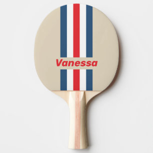 Vintage Squadron Pin Striped with Name Ping Pong Paddle