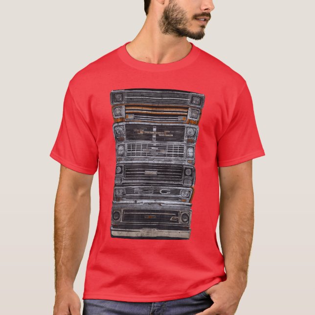 Vintage Square Body Truck T-Shirt (Front)