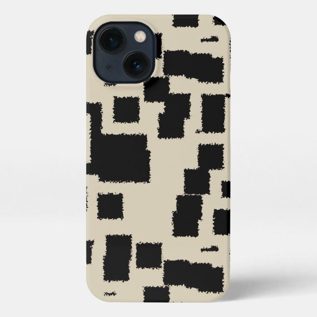 Vintage Squares iPhone Case (Back)