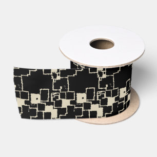 Vintage Squares   Satin Ribbon