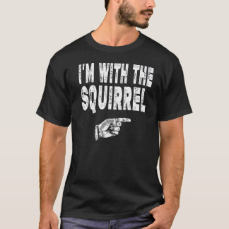 Vintage Squirrel Fans  I'm With The Squirrel T-Shirt
