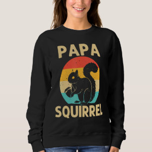 Vintage Squirrel For Dad Grandpa Squirrel Sweatshirt