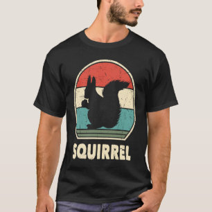 Vintage Squirrel Men Women Kids Boys Girls Retro T-Shirt