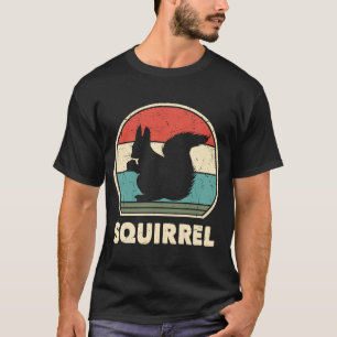 Vintage Squirrel Men Women Kids Boys Girls Retro T-Shirt
