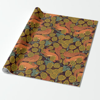 Vintage Squirrel Wrapping Paper