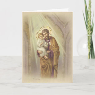 Vintage St. Joseph Father's Day Card