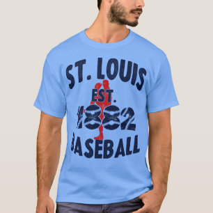 Vintage St Louis Baseball Est 1882 Baseball Pitche T-Shirt