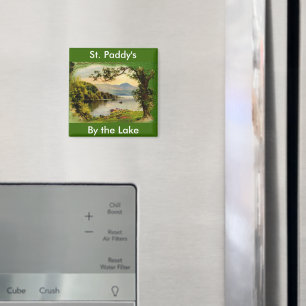 Vintage St. Paddy's By the Lake Magnet