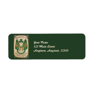 Vintage St. Patricks Day Address Labels