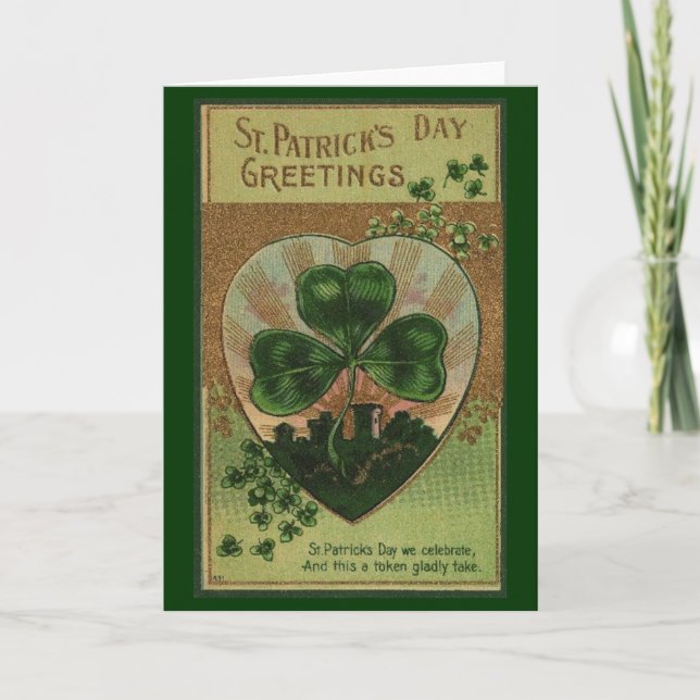 Vintage St. Patrick's Day Card (Front)