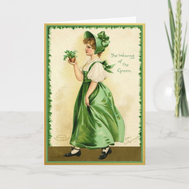 Vintage St Patrick's Day Card (Front)